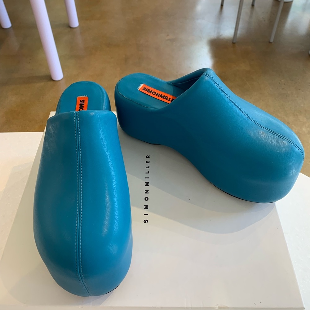 * NEW in box* Simon Miller Bubble Clogs (Blue Blue)